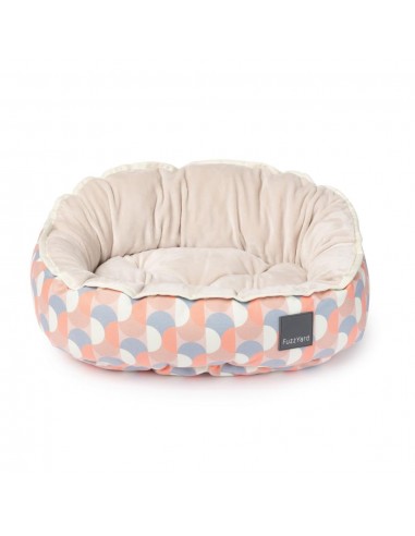 FuzzYard Ravenna ovales Wende-Hundebett (Größe M)
