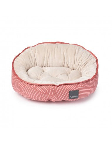 FuzzYard Thornbury Brick Red Wende-Hundebett (Größe M)