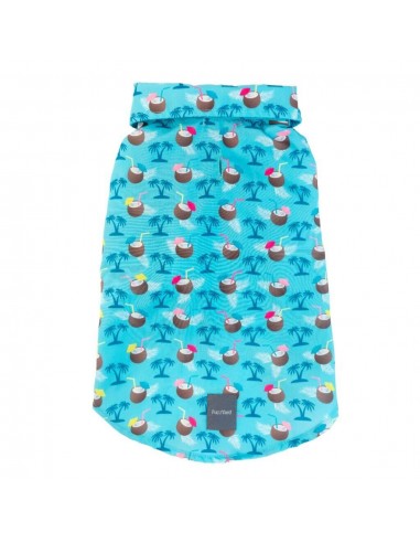 FuzzYard Blue Oasis Hawaii-Hemd für Hunde (Größe 6)