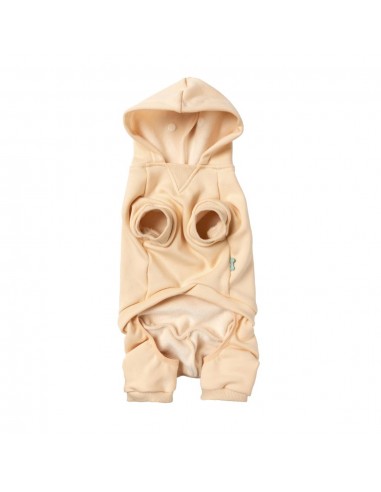 Hunde-Hoodie FuzzYard Urban aus Baumwolle in Buttermilk