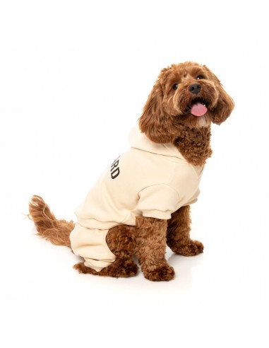 Hunde-Hoodie FuzzYard Urban aus Baumwolle in Buttermilk