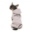 Hunde-Hoodie FuzzYard Urban aus Baumwolle in Hellgrau