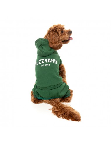 Hunde-Hoodie FuzzYard Urban aus Baumwolle in Grün