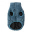 Wattierter Hundemantel FuzzYard Mosman in Jeansblau mit Cordkragen