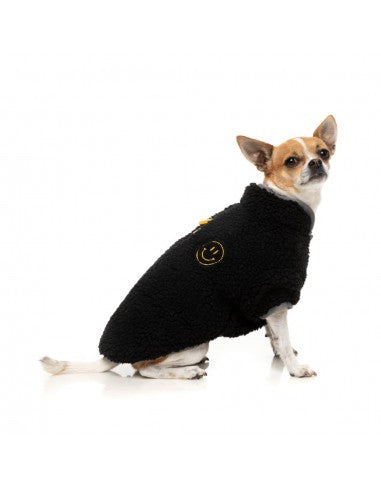 Sherpa-Hundemantel FuzzYard Basecamp in Schwarz