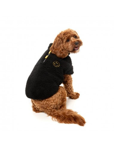 Sherpa-Hundemantel FuzzYard Basecamp in Schwarz