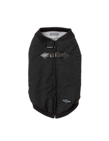 Hundejacke mit Geschirr FuzzYard East MacGyver in Schwarz