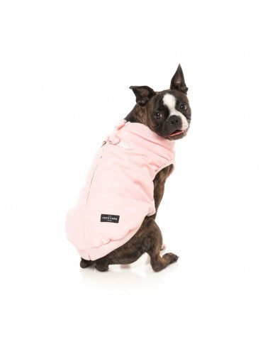Hundejacke mit Geschirr FuzzYard East MacGyver in Rosa