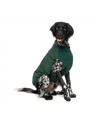 Hundejacke mit Geschirr FuzzYard East MacGyver in Grün