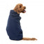Hundemantel mit Kapuze FuzzYard Essential in Marineblau