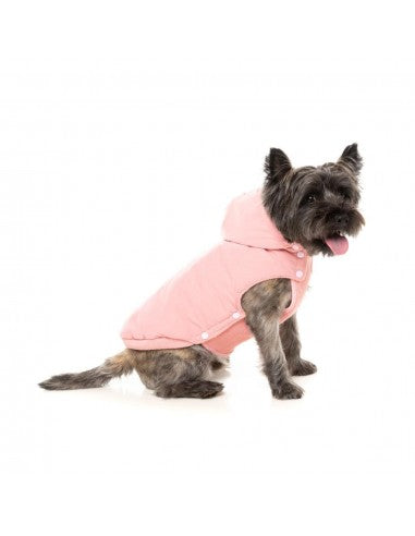 Hundemantel mit Kapuze FuzzYard Essential in Rosa