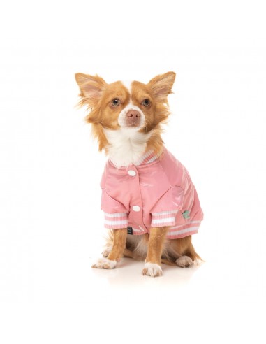 Baseballjacke für Hunde FuzzYard Fastball in Rosa
