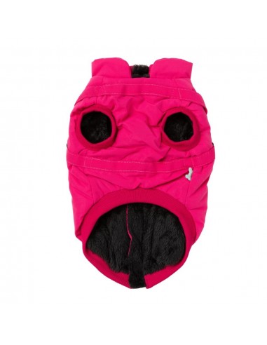 Hundejacke mit integriertem Geschirr FuzzYard Flash in Magenta
