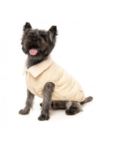 Hundemantel mit Sherpa-Futter FuzzYard Frontier in Hellbraun