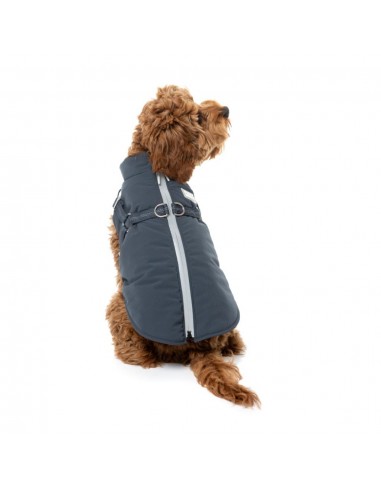 Hundejacke mit Geschirr FuzzYard Horizon in Navy