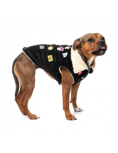 Hundejacke mit Teddyfutter FuzzYard Rep It ClubHouse