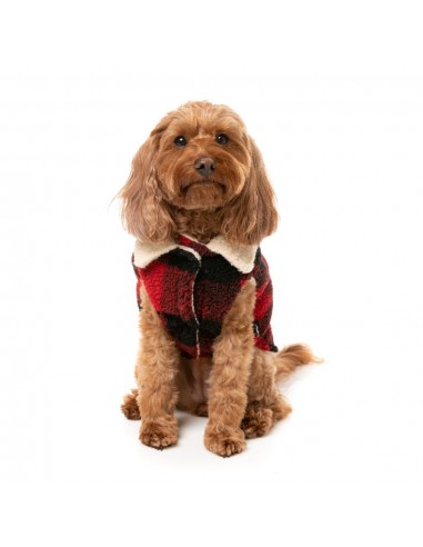 Hundemantel FuzzYard Lumberjack 25 in Rot