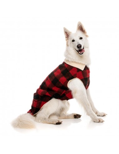 Hundemantel FuzzYard Lumberjack 25 in Rot