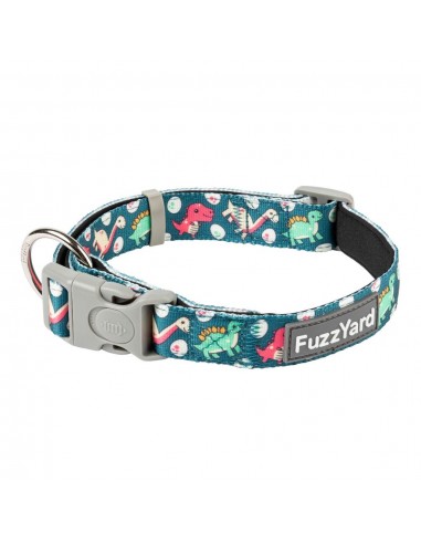 FuzzYard Dinosaur Land Neopren-Hundehalsband (Größe M)