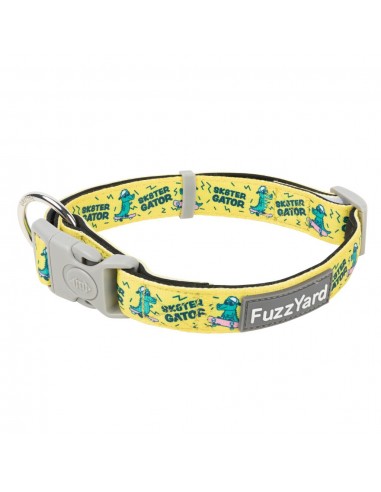 FuzzYard Sk8ter Gator Neopren-Hundehalsband (Größe L)