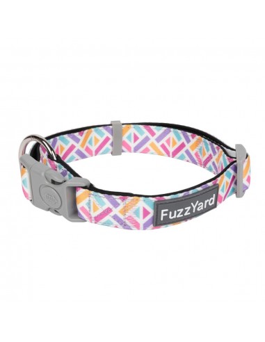 FuzzYard Bubblegum Burst Neopren-Hundehalsband (Größe L)