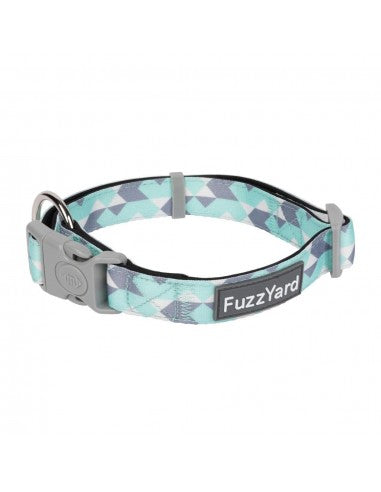 FuzzYard Mint Fizz Neopren-Hundehalsband (Größe M)