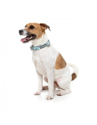 FuzzYard Mint Fizz Neopren-Hundehalsband (Größe S)