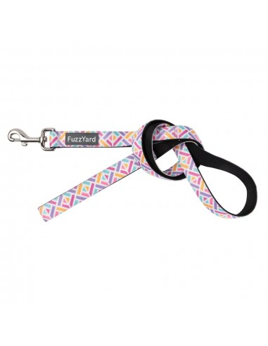 FuzzYard Bubblegum Burst Neopren-Hundeleine (Größe L)