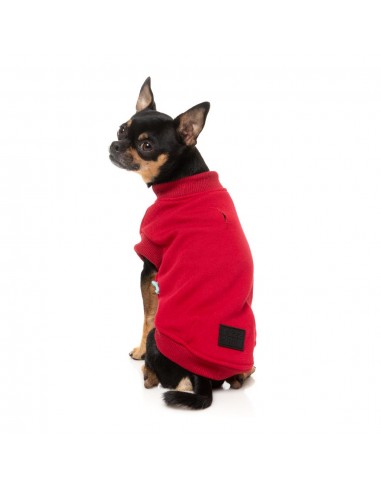 FuzzYard Allday 25 Hundepullover aus Baumwolle in Rot