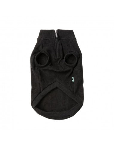 FuzzYard Cambridge Hundepullover mit Reißverschluss in Schwarz