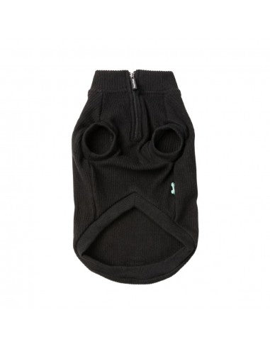 FuzzYard Cambridge Hundepullover mit Reißverschluss in Schwarz