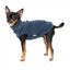 Bestickter Hundepullover FuzzYard Smiley in Navy