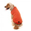 Bestickter Hundepullover FuzzYard Smiley in Rostrot