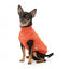 Bestickter Hundepullover FuzzYard Smiley in Rostrot