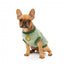 FuzzYard Smiley Tie-rus Hundepullover mit Kapuze, Grün (Größe 1)