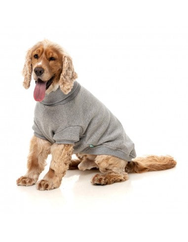 Rollkragenpullover für Hunde FuzzYard Stevie 25 in Grau