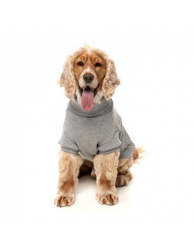 Rollkragenpullover für Hunde FuzzYard Stevie 25 in Grau