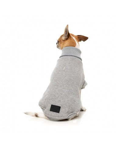 Rollkragenpullover für Hunde FuzzYard Stevie 25 in Grau