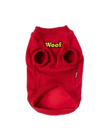 FuzzYard The Woof Hundepullover, Baumwolle Rot (Größe 1)