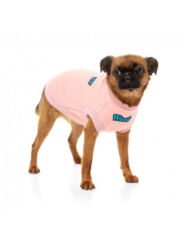 FuzzYard The Woof Hundepullover, Baumwolle Rosa (Größe 4)