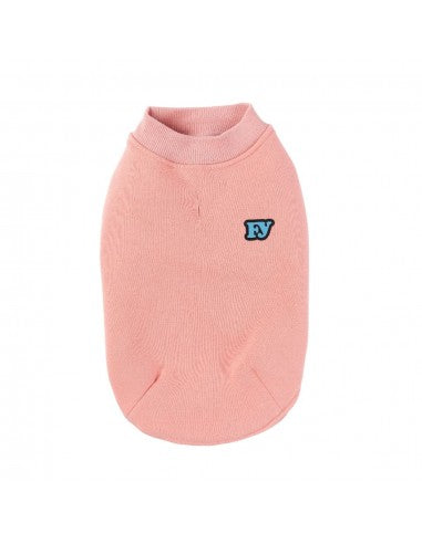 FuzzYard The Woof Hundepullover, Baumwolle Rosa (Größe 4)