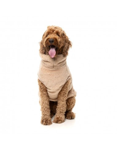 FuzzYard Turtle Teddy 25 Desert Tan Hundepullover (Größe 1)