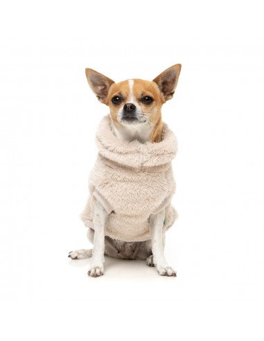 Hundepullover FuzzYard Turtle Teddy Beige