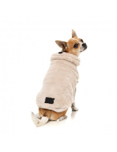 Hundepullover FuzzYard Turtle Teddy Beige