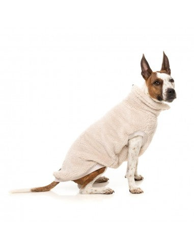 Hundepullover FuzzYard Turtle Teddy Beige