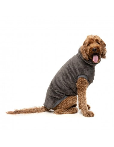 Hundepullover FuzzYard Turtle Teddy Gunmetal Grey
