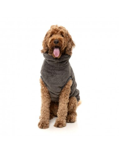 Hundepullover FuzzYard Turtle Teddy Gunmetal Grey