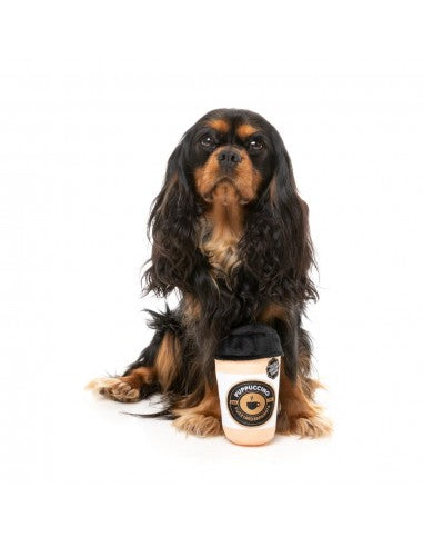 Plüsch-Hundespielzeug FuzzYard Barkrista Puppuccino als Kaffeebecher