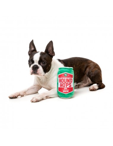 Plüschspielzeug für Hunde FuzzYard Bierdose Hound Hops mit Quietscher