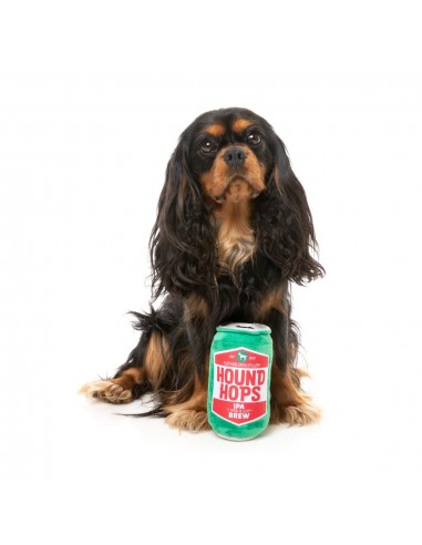 Plüschspielzeug für Hunde FuzzYard Bierdose Hound Hops mit Quietscher